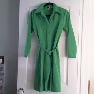 Vintage Kelly Green Dress